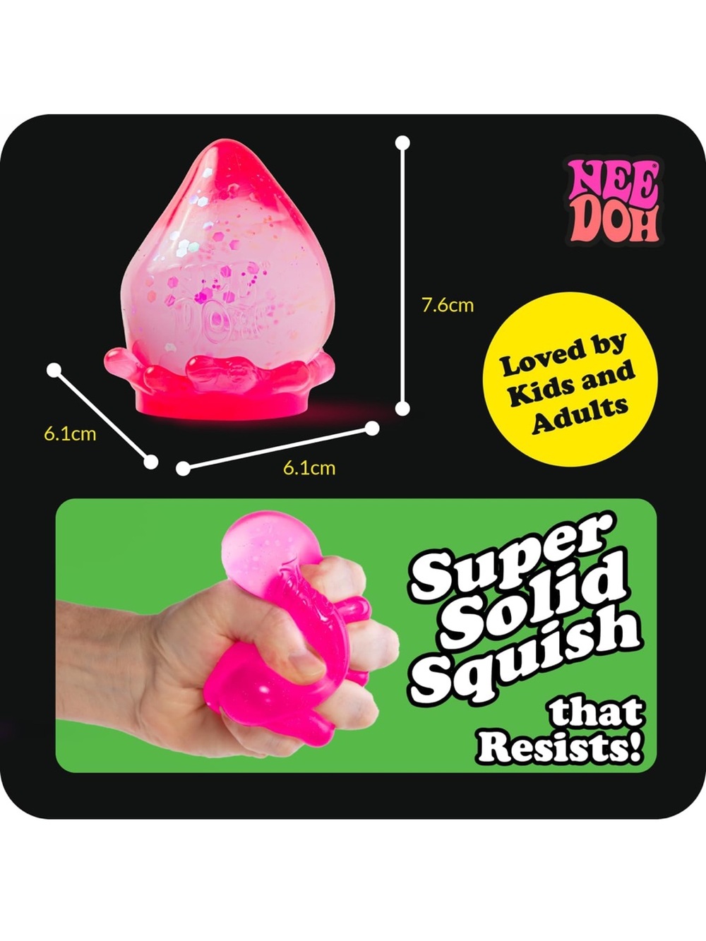 Pink-Schylling NeeDoh Dream Drop - Sensory Squeeze Toy - Picture 2 of 12